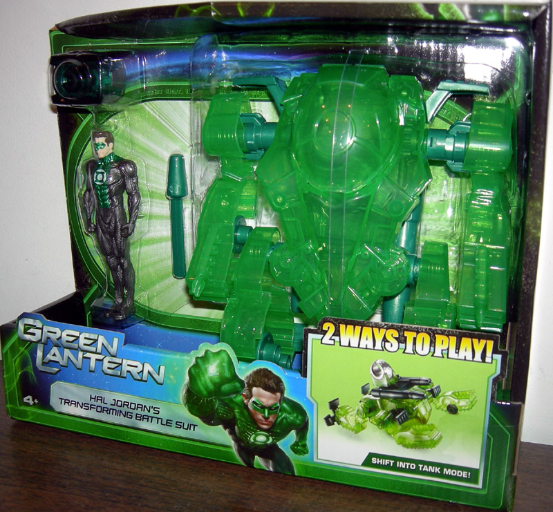 Hal Jordans Transforming Battle Suit Green Lantern Mattel