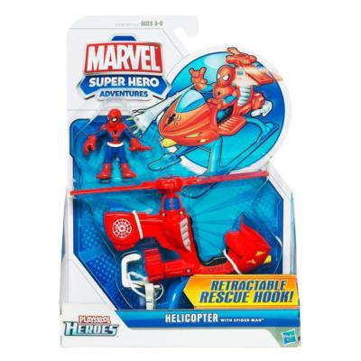 spiderman rescue helicopter toy