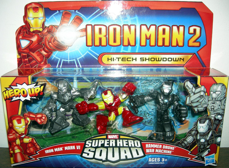Marvel Super Hero Squad  Iron Man Hammer Drone Vaariant Lot Army Builder