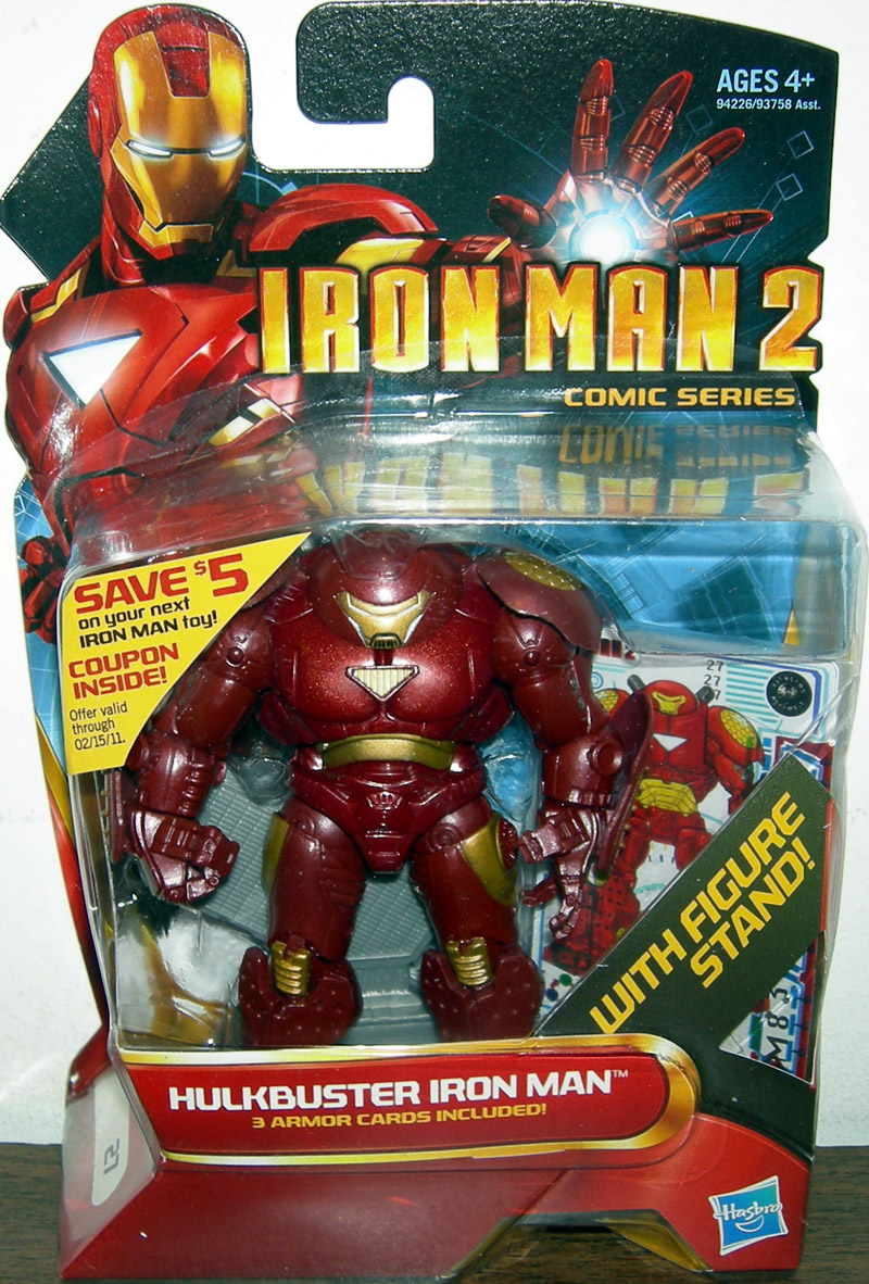 N1 10 Hasbro Marvel Universe Hulkbuster Iron Man 2 Comic Series Hall of Armor for sale online 