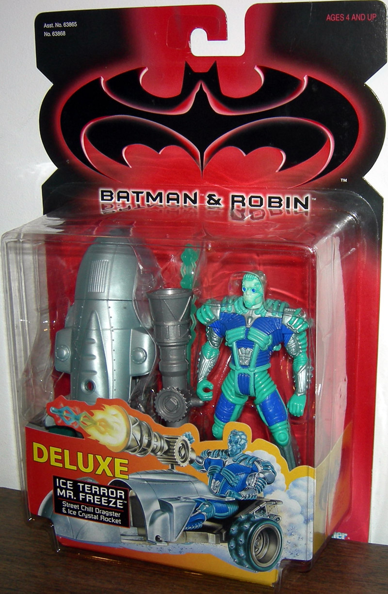 Ice Terror Mr Freeze Batman Robin Movie Deluxe action figure
