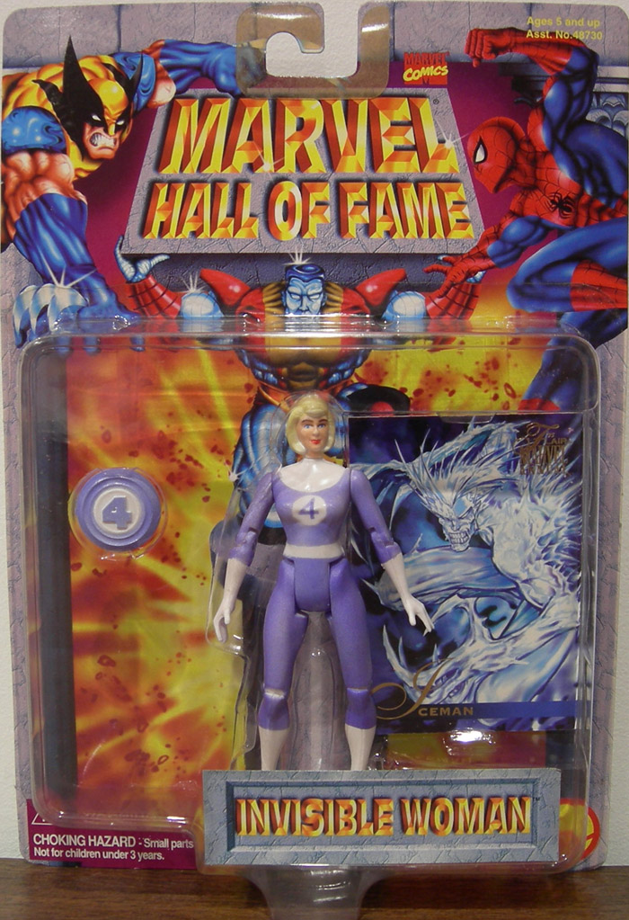 Invisible Woman Marvel Hall Fame, color changing