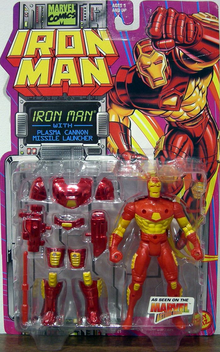 Iron Man Action Figure Plasma Cannon Animated Series