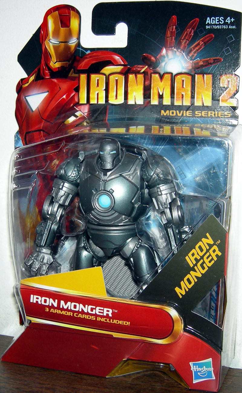 *128 Marvel Avengers Iron Man Capsule Q Armor Hero Collection Figure Iron Monger 