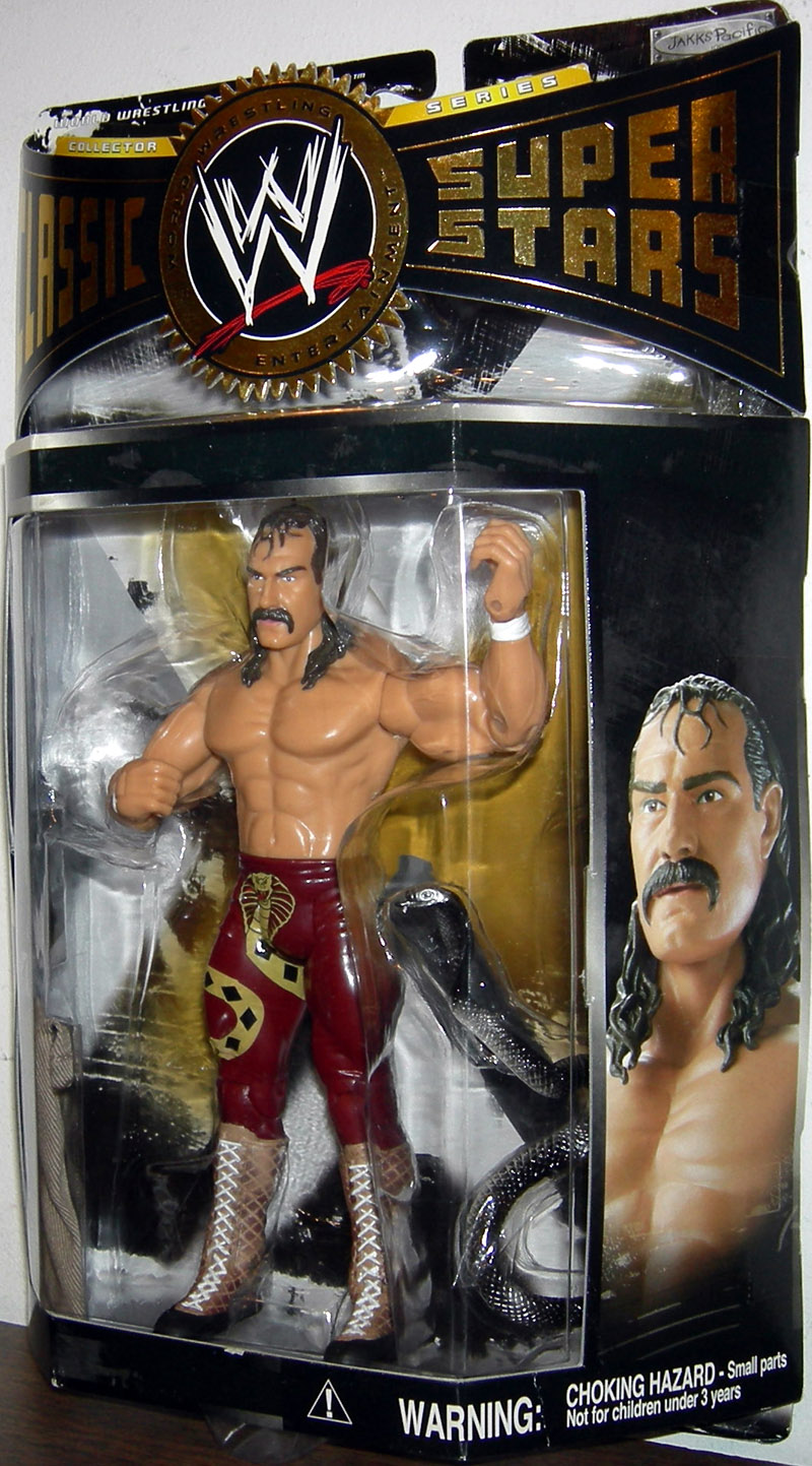 Jake the Snake Roberts Action Figure WWE Classic Super Stars