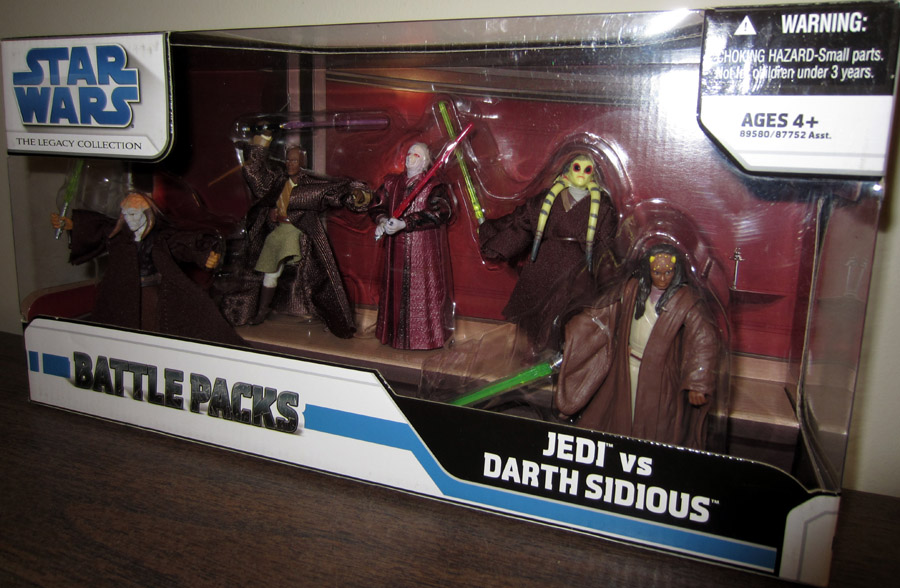 Star Wars Jedi Vs Darth Sidious Battle Pack