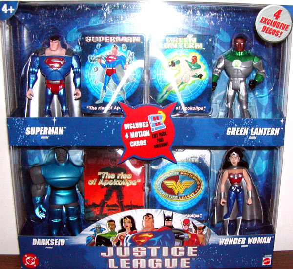 justice league movie 30cm 4 figure pack