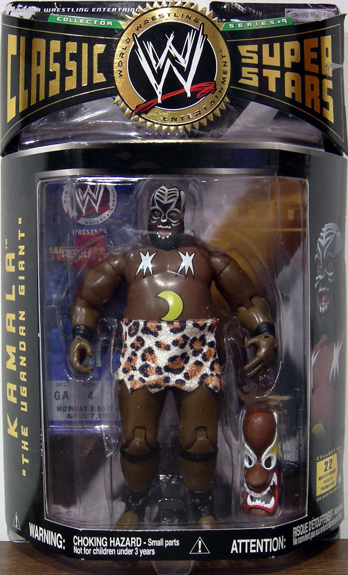 Kamala Action Figure WWE Classic SuperStars Series 9