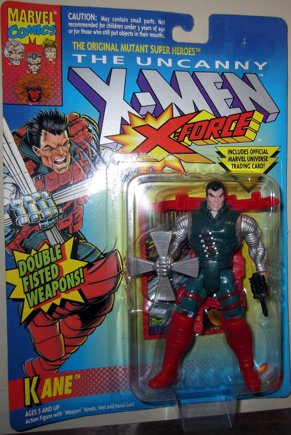 Kane Figure Double Fisted Weapons X-Force Toy Biz