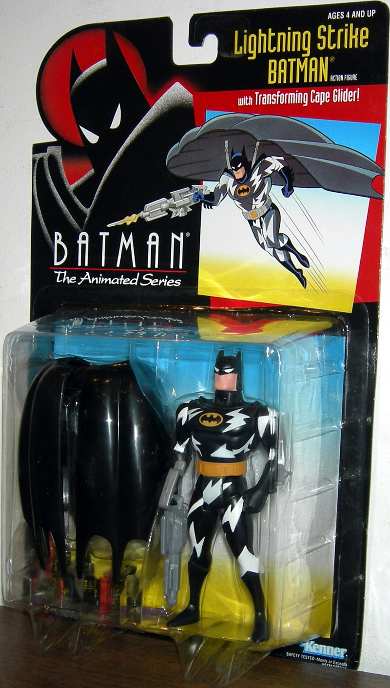 Lightning Strike Batman Action Figure Animated Series Kenner