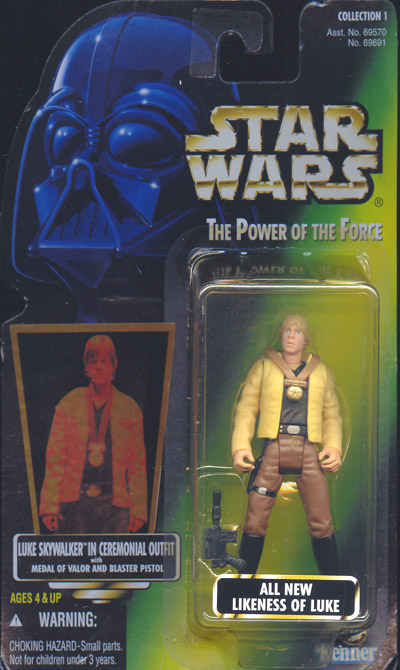 star wars the power of the force luke skywalker in ceremonial outfit