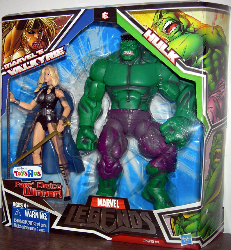 marvel legends hulk and valkyrie