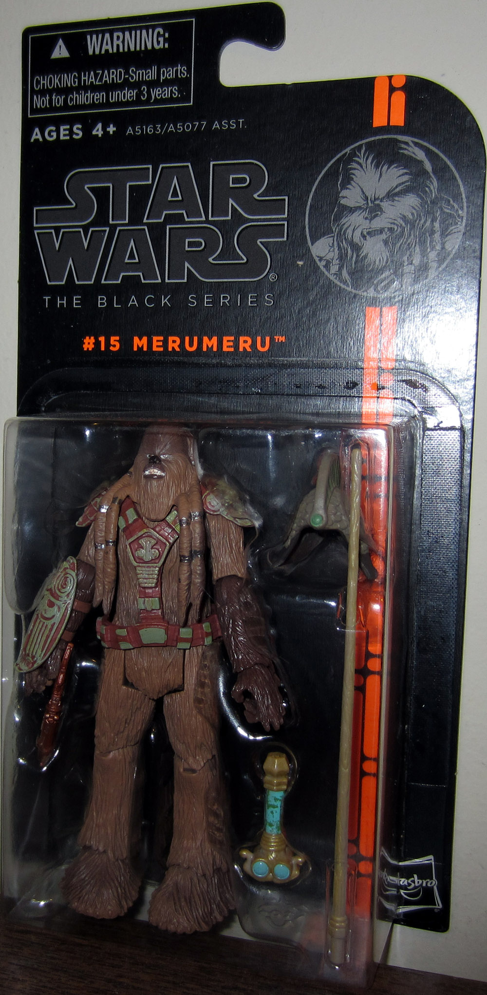 Star Wars The Black Series Merumeru | Action Figure 3,75'' Wookiee Captain | Giocattolo Collezionabile Con Accessori