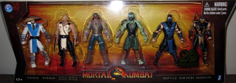 mortal kombat 6 inch action figures