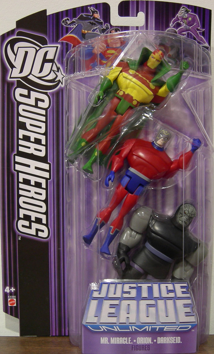 Mr Miracle Orion Darkseid Figures DC SuperHeroes JLU