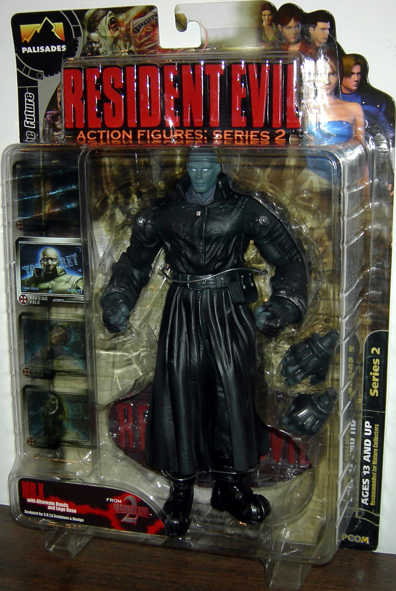 Palisades Resident Evil Series 2 Mr. X Figure Loose + Spare Hand