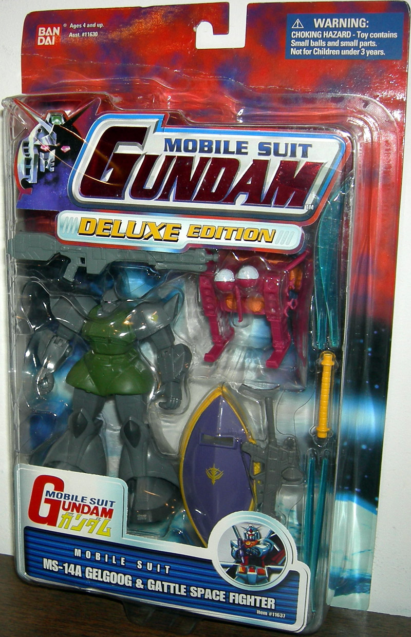 Ms 14a Gelgoog And Gattle Space Fighter Action Figures Mobile Suit Gundam