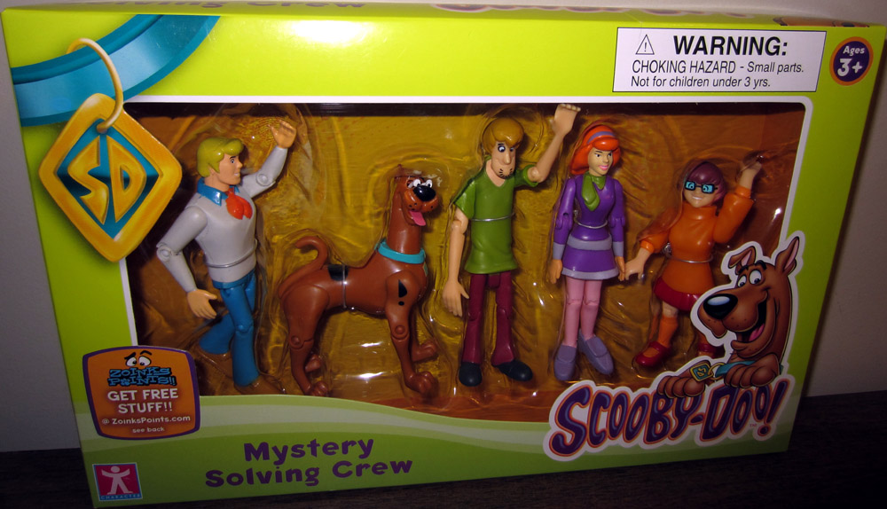 scooby doo mystery solving crew figures