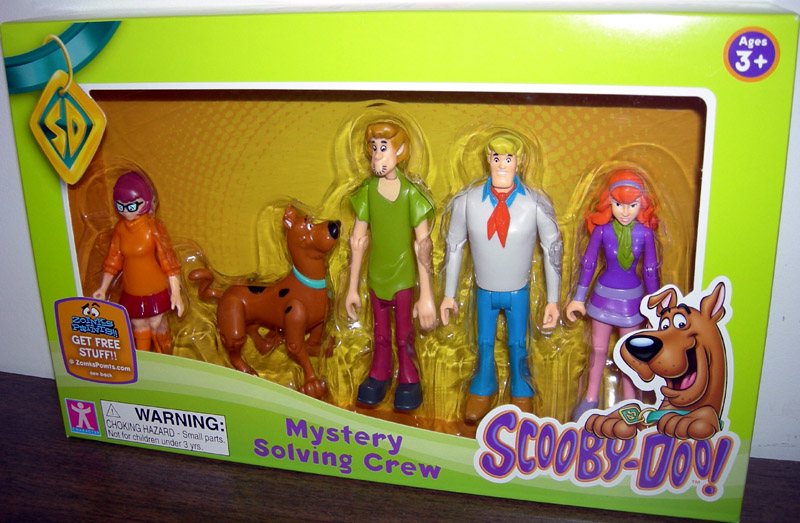 Neu Scooby Doo Mystery Solving Crew 5 Figur Artikuliert Aktion Packung Set 