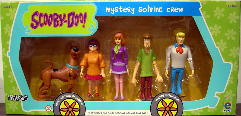 scooby doo mystery solving crew figures