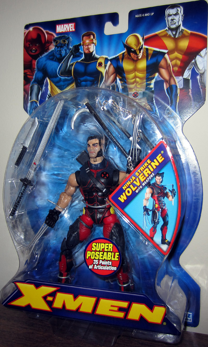 X-Men Weapon Ninja Strike Wolverine Triple Blade Sword Accessory Toy Biz 2006 