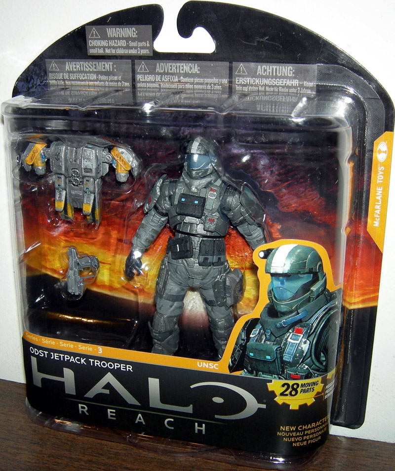 ODST Jetpack Trooper Halo Action Figure McFarlane