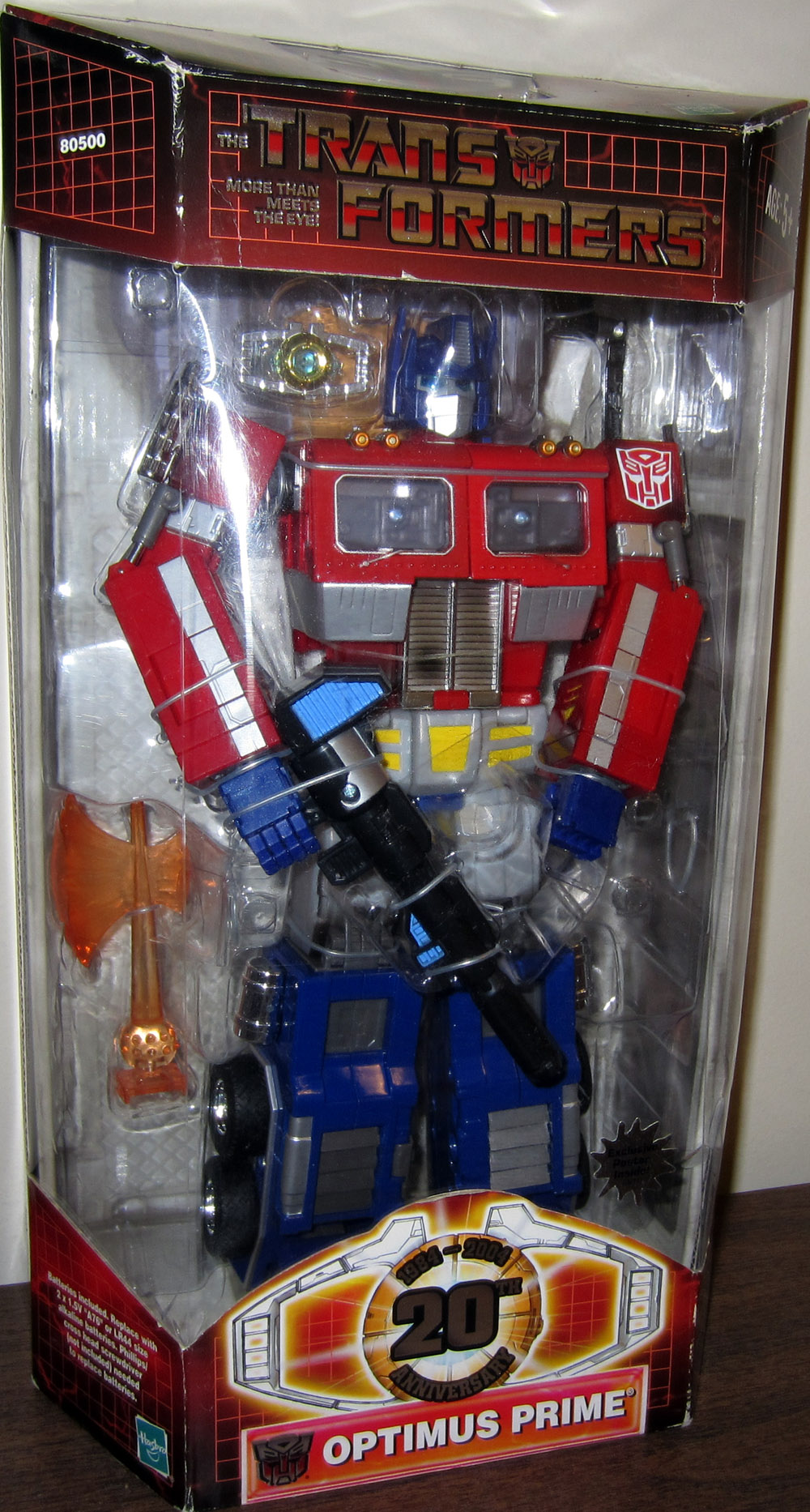 transformers 20th anniversary optimus prime