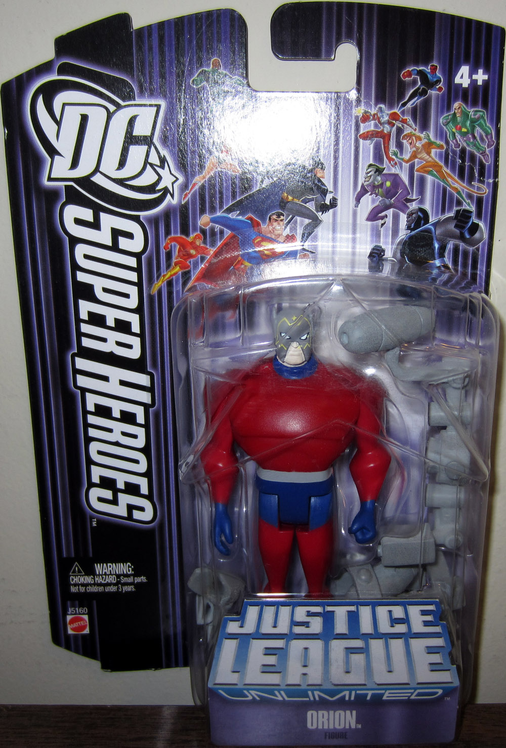 Orion Figure DC SuperHeroes Justice League Unlimited Purple Card