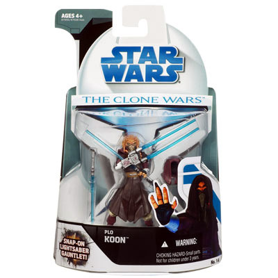 Hasbro Star Wars The Clone Wars Plo Koon Action Figure for sale online