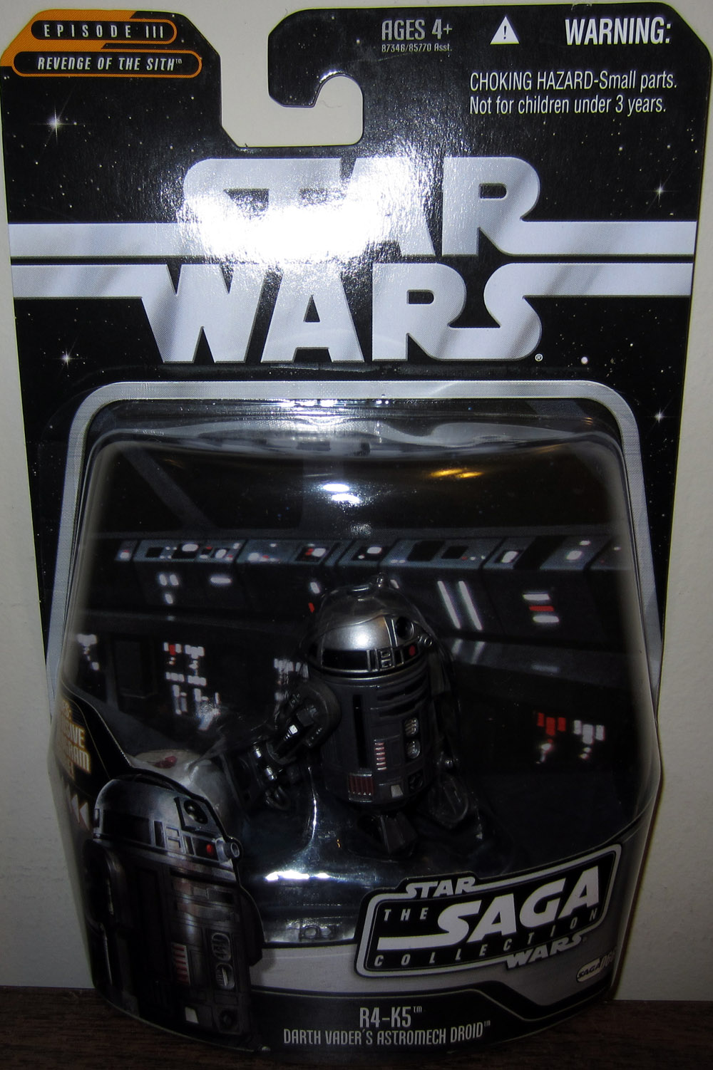 R4-K5 Darth Vader's Astromech Droid STAR WARS 2006 The Saga Collection 066 MOC 