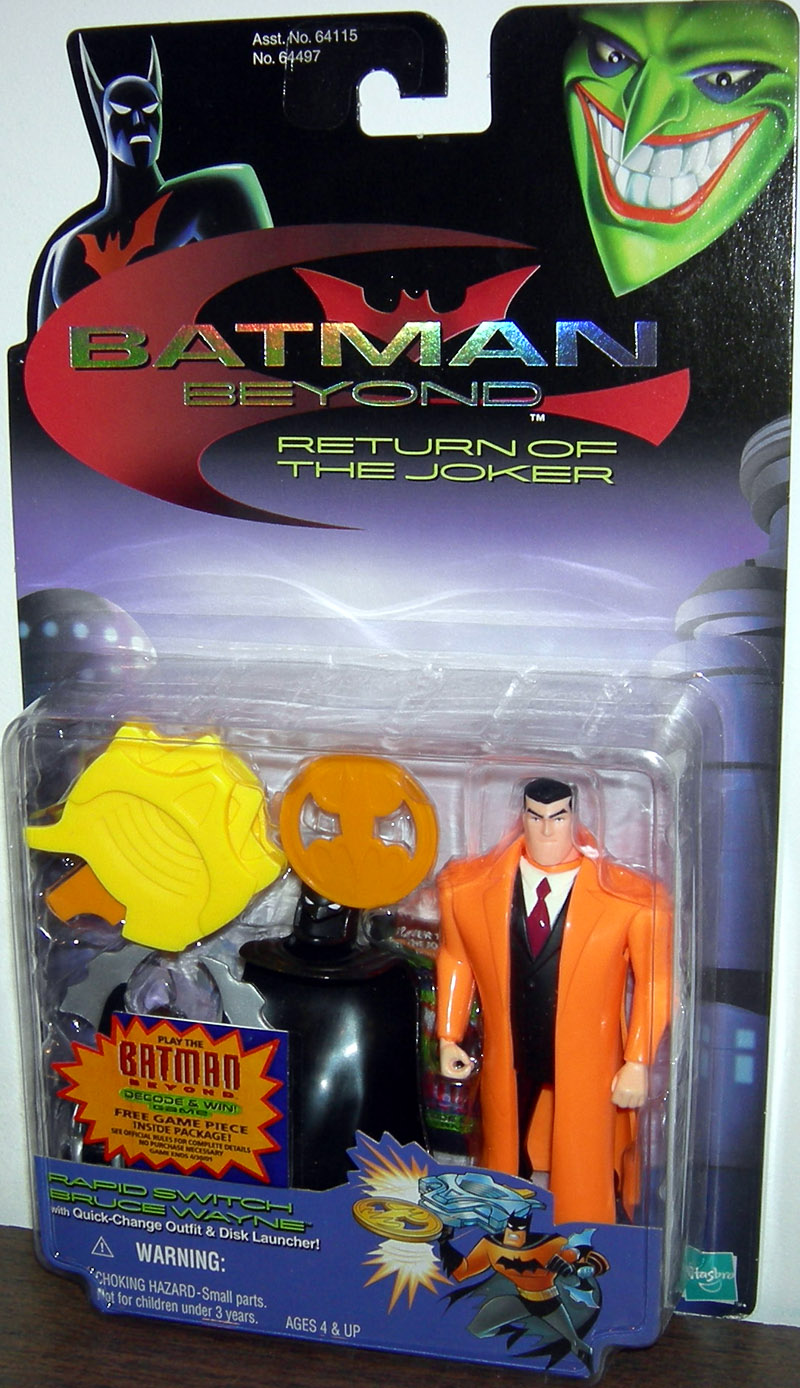 Rapid Switch Bruce Wayne Figure Batman Beyond Hasbro