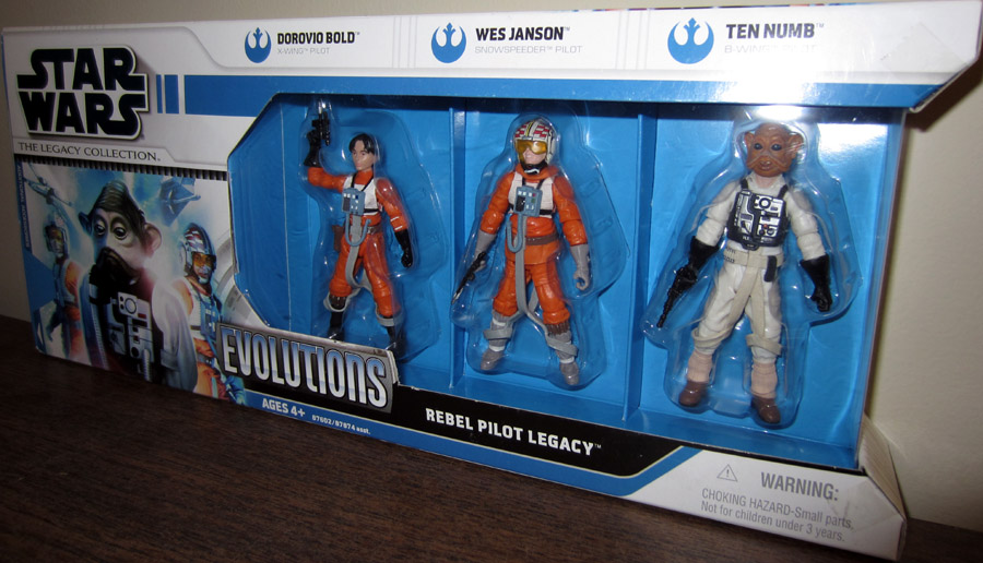 Star Wars 3.75 Inch Evolutions - Jedi Legacy 3Pk By Hasbro