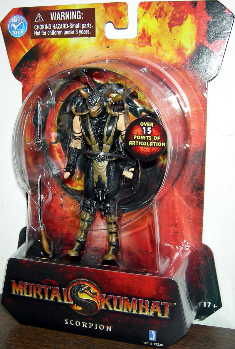 Scorpion Action Figure 2011 Mortal Kombat 4 Inches Jazwares