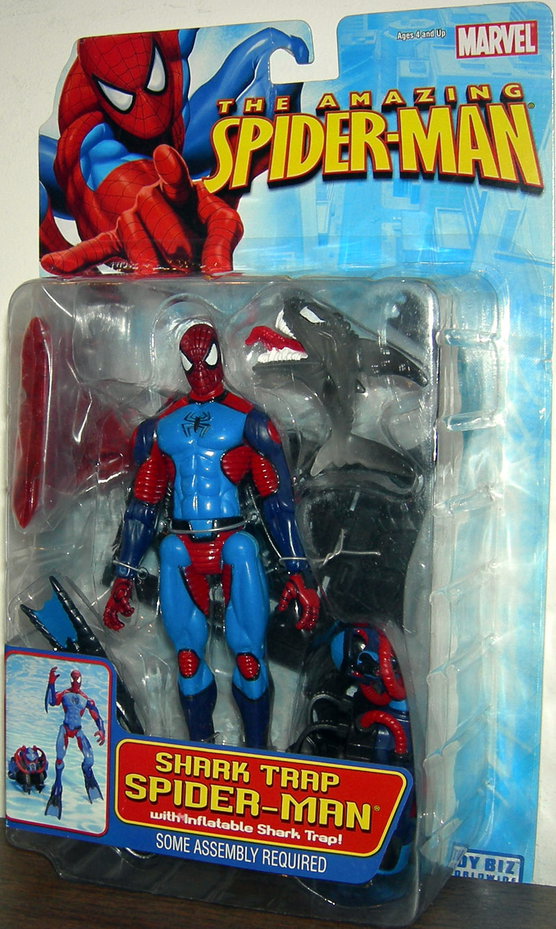 Shark Trap Spider-Man Action Figure Toy Biz