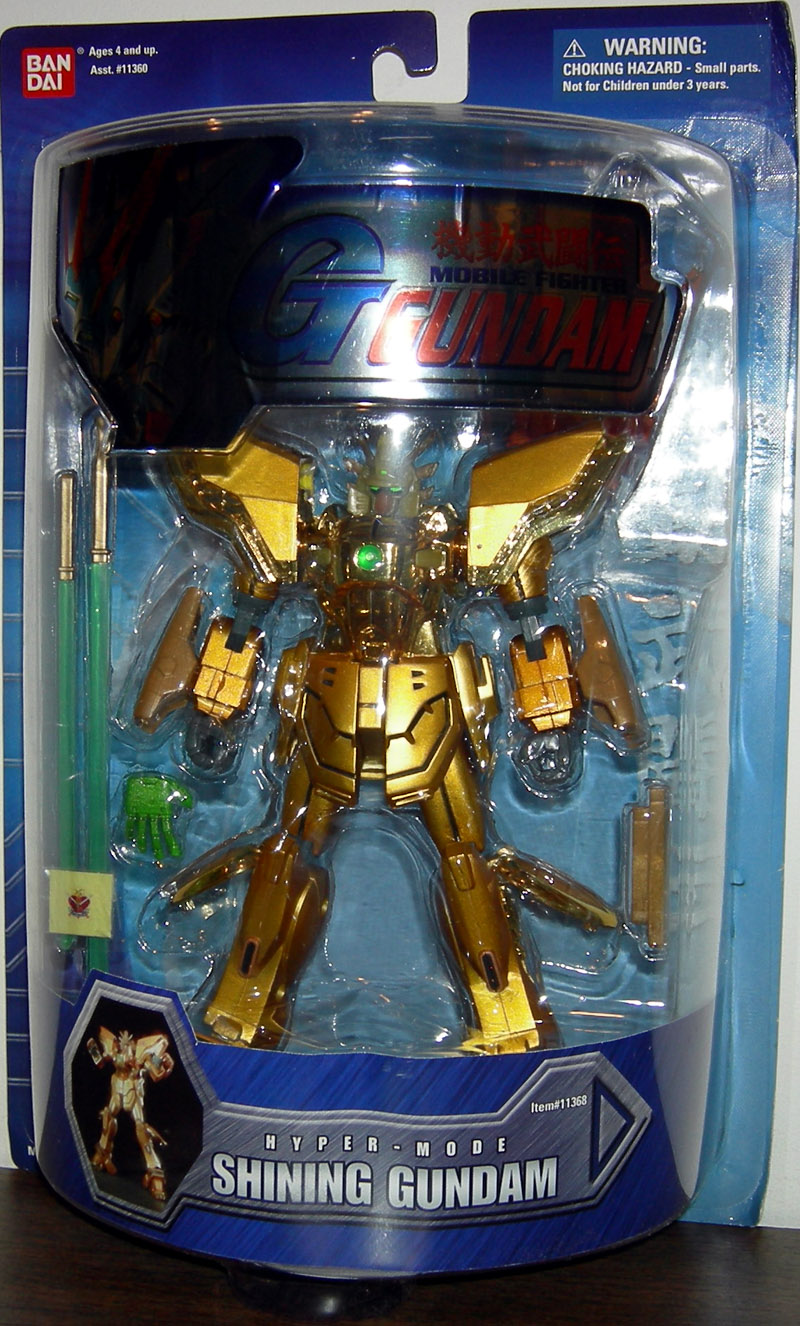 BANDAI Shining Gundam アクションフィギュア 2002年製 BANDAI Shining Gundam アクションフィギュア 2002年製 HG G-01