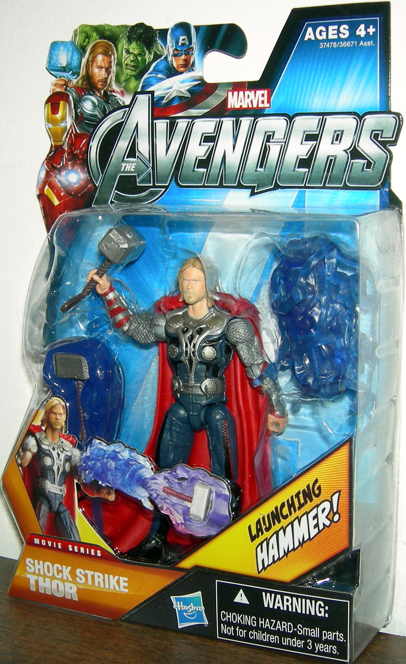 Shock Strike Thor 09 Avengers Movie Series action figure