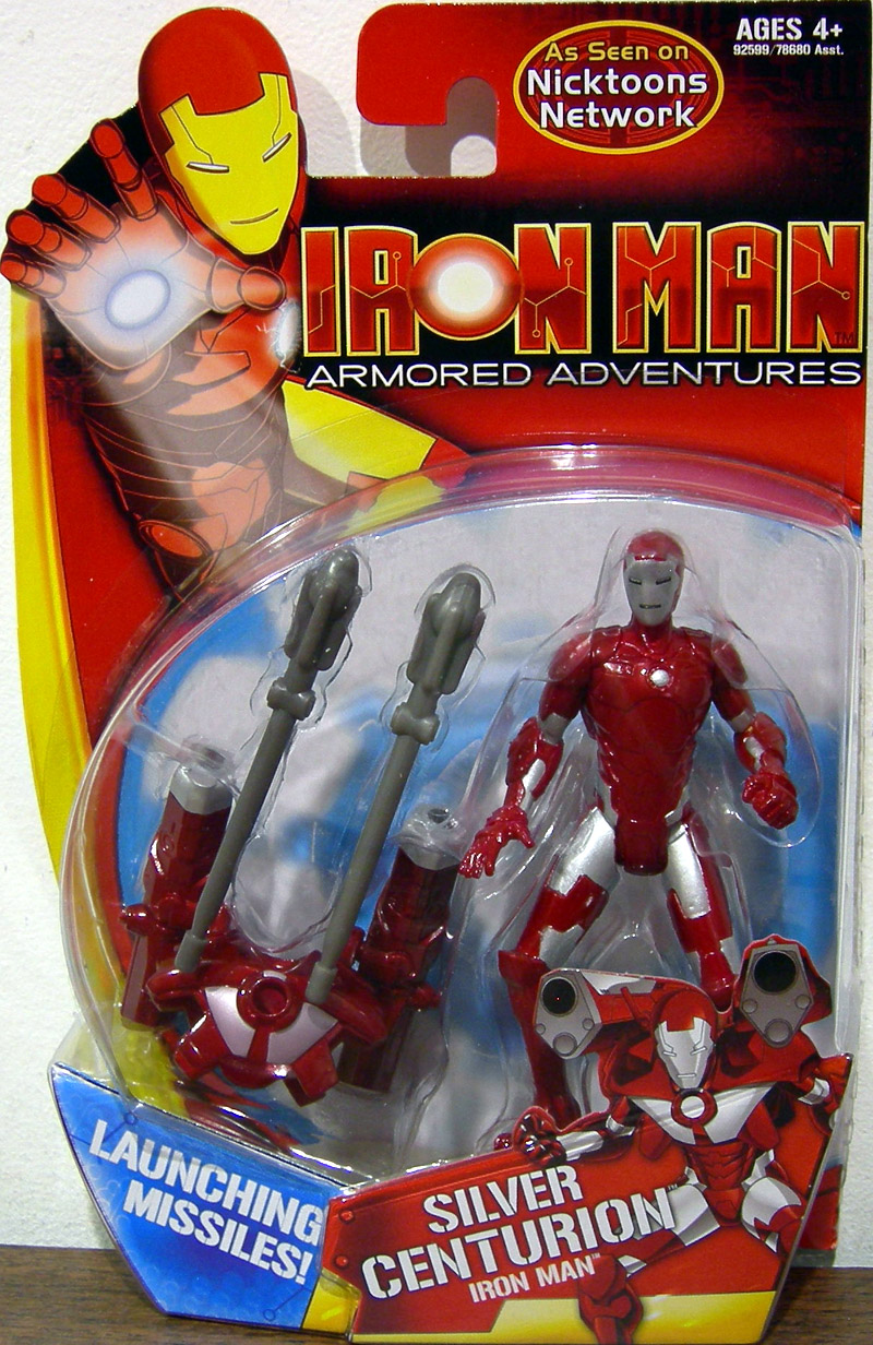 iron man silver centurion action figure