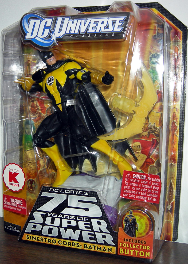 Sinestro Corps Batman DC Universe Action Figure Mattel