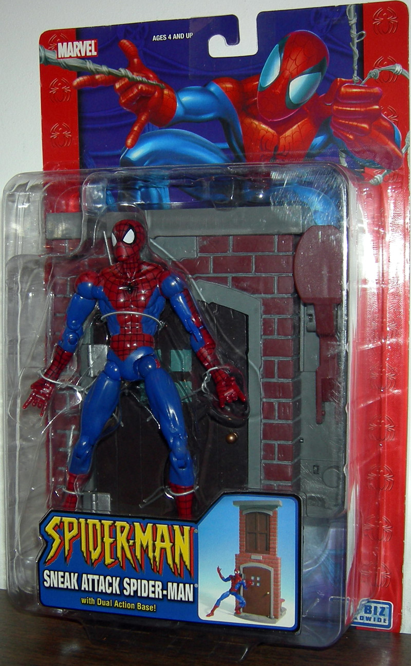Sneak Attack Spider-Man Action Figure Classic Toy Biz