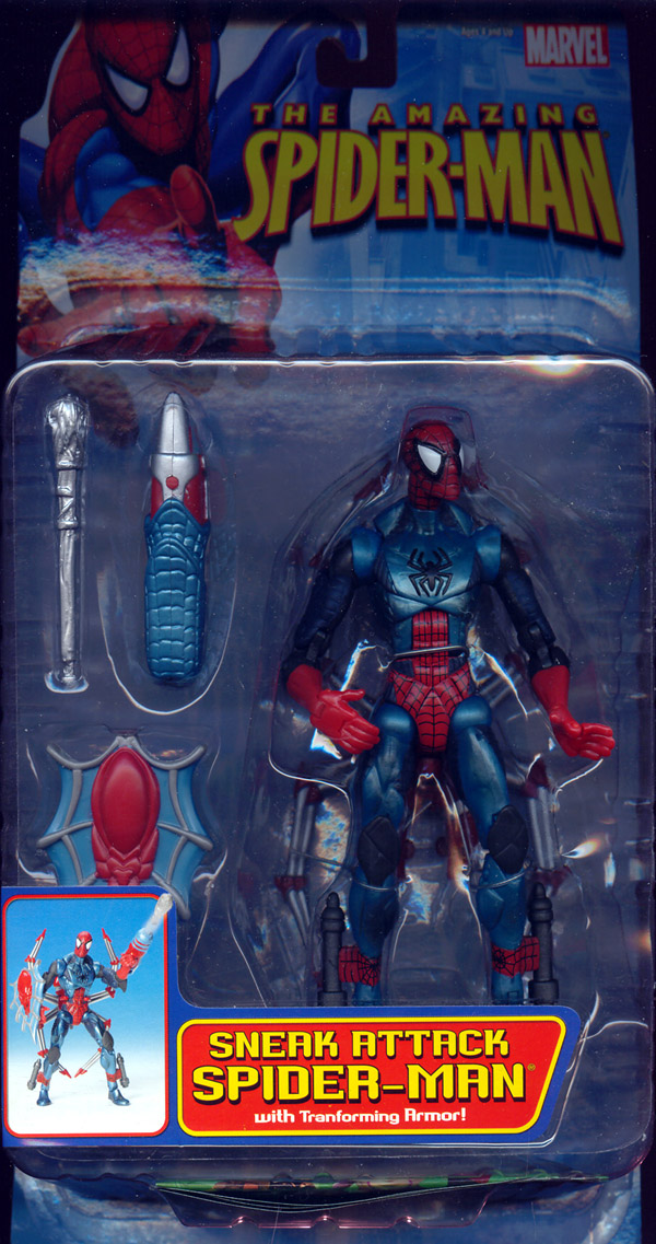 Sneak Attack Spider-Man Figure Amazing Toy Biz