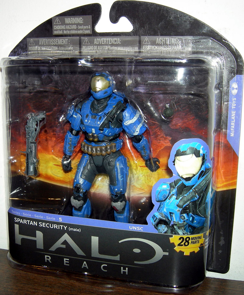 Spartan Security Action Figure Halo series 5 Toys R Us Exclusive McFarlane