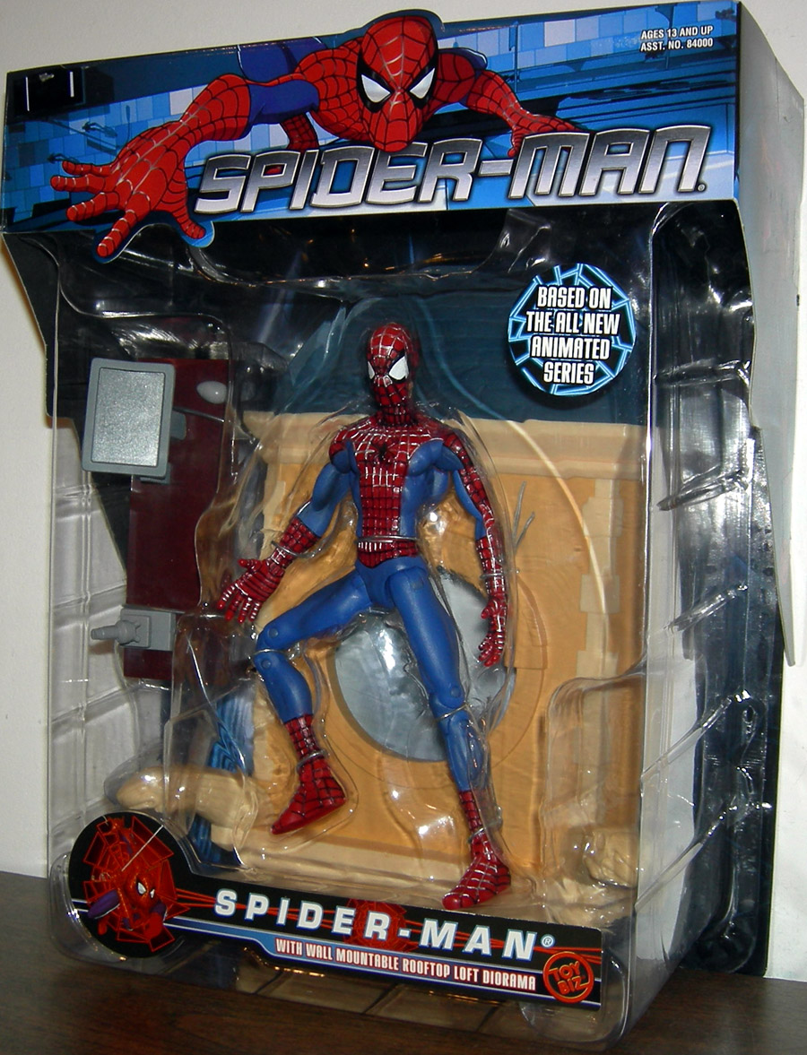 Spider-Man Figure MTV Animated Series Toy Biz - SpiDerman(mtv)