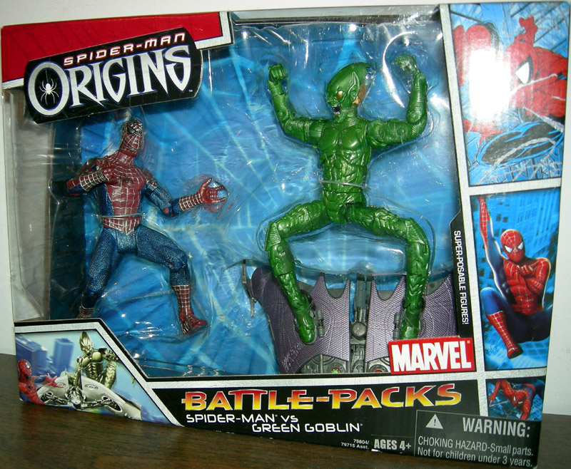 Green Goblin Fa Spider-Man Marvel Ultimate Fighter Pods Series 1 Spider-Man vs 