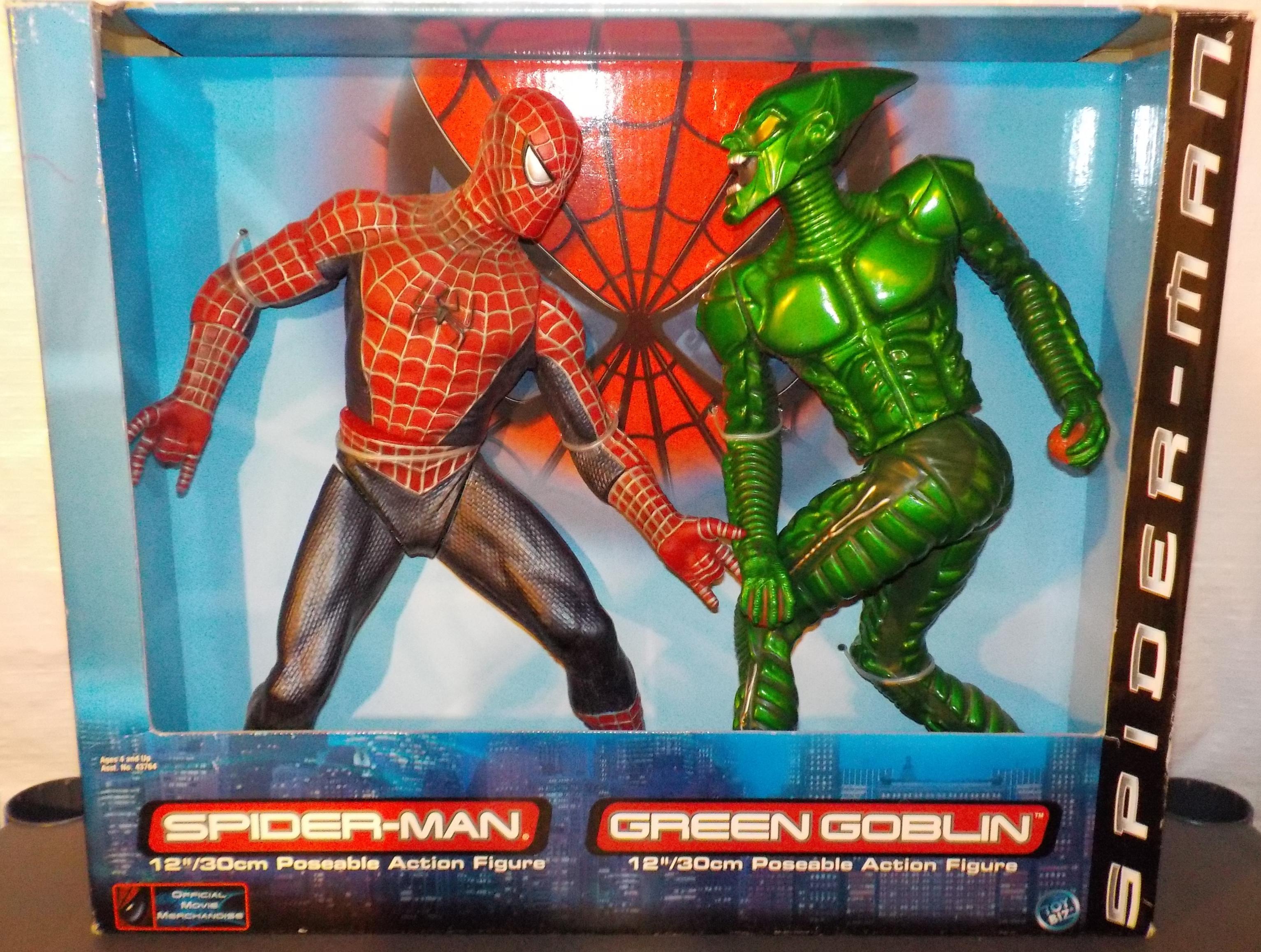 12 Inch Spider-Man vs Green Goblin Action Figures Toy Biz