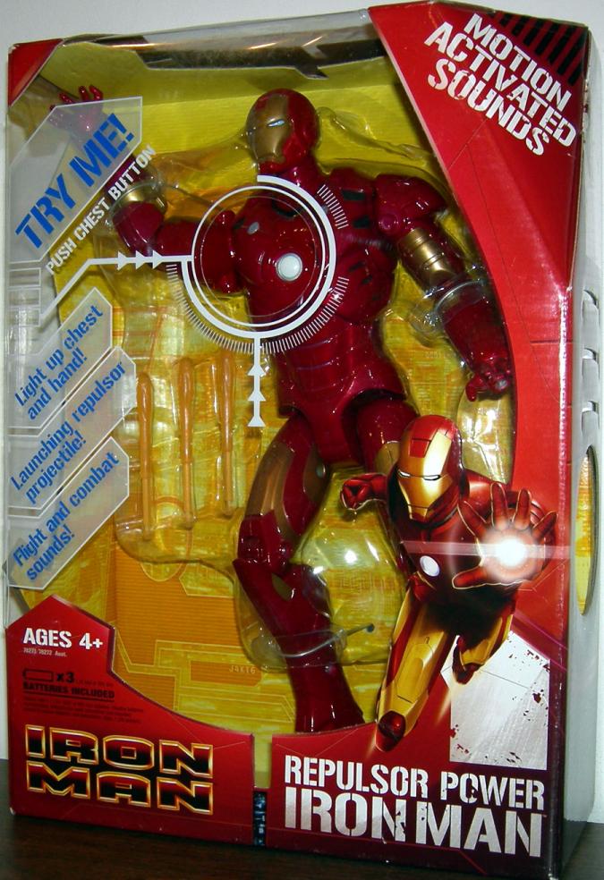 Iron Man figure with repulsor shot 30 cm