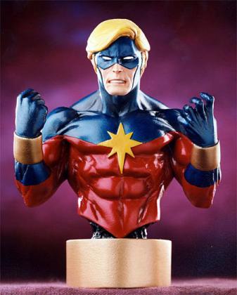 Bowen Designs Captain Marvel Mini Bust (1970's)