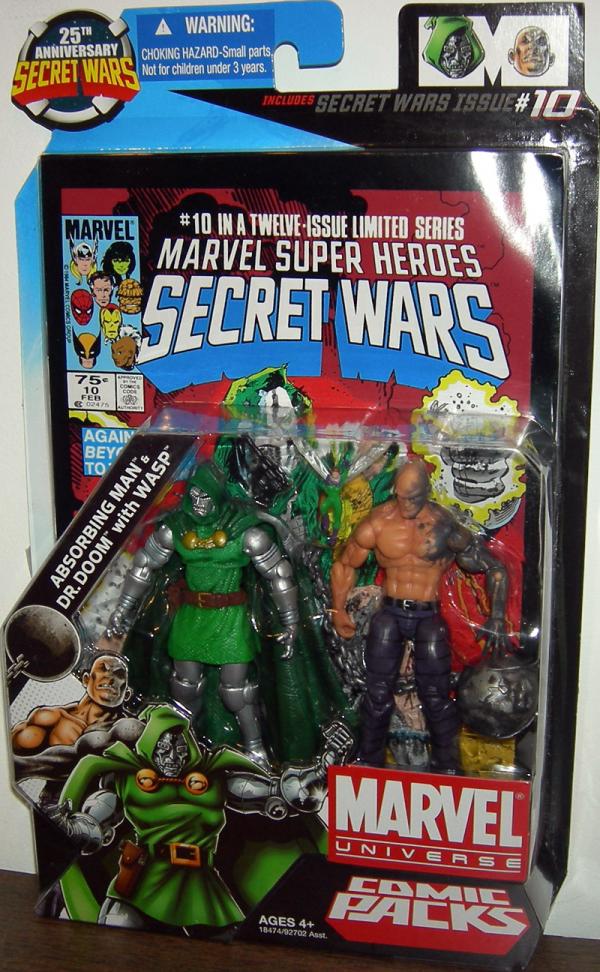 Absorbing Man and Dr Doom with Wasp (Marvel Universe)