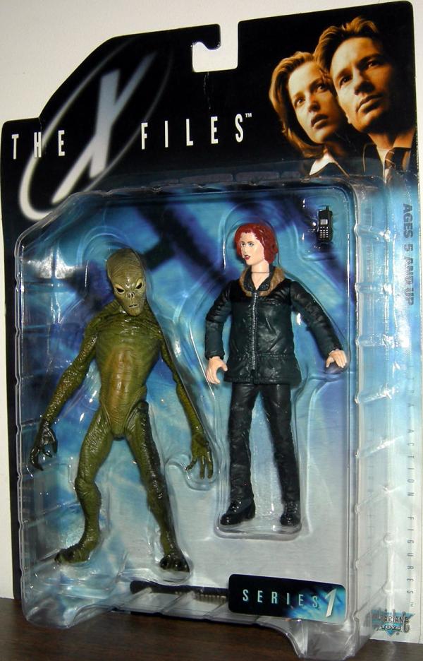 Agent Scully (with docile alien)