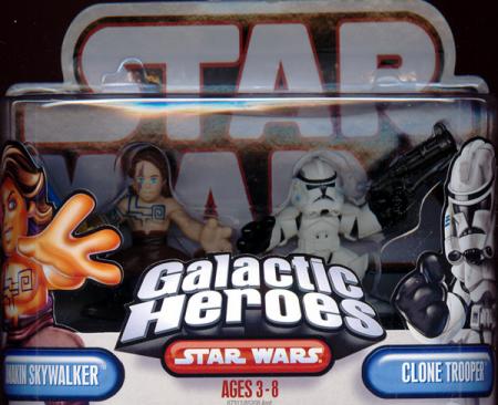 Nelvaan Anakin Skywalker and Clone Trooper (Galactic Heroes)