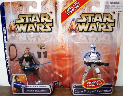 Anakin Skywalker & Clone Trooper Lieutenant 2-Pack